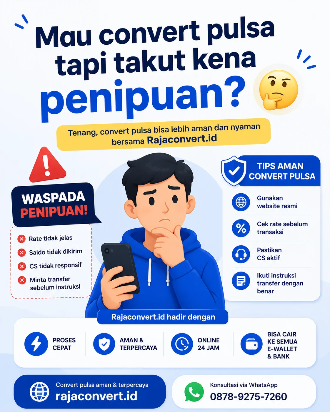 Cara Aman Convert Pulsa Tanpa Takut Penipuan