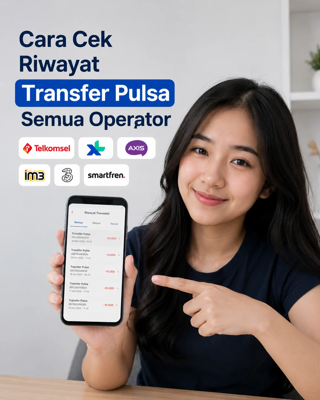 Cara Cek Riwayat Transfer Pulsa Semua Operator dengan Mudah