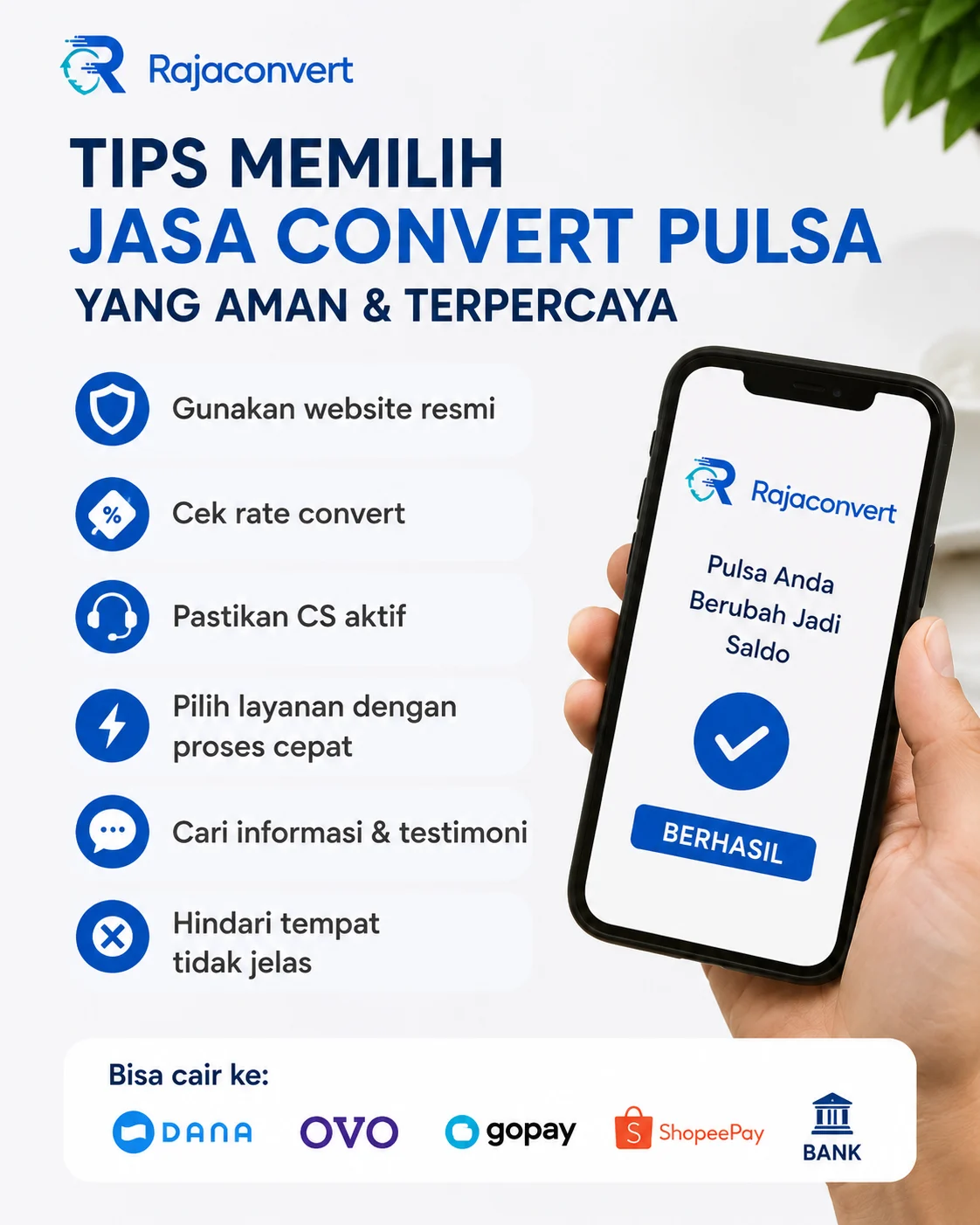 Tips Memilih Jasa Convert Pulsa yang Aman dan Terpercaya